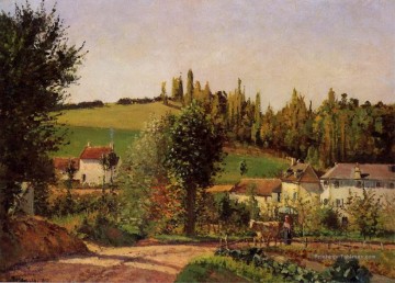 chemin de l’ermitage à pontoise 1872 Camille Pissarro Peinture à l'huile